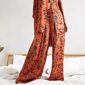 Free People Goddess Lounge Pants in Orange in M